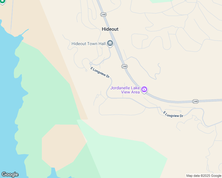map of restaurants, bars, coffee shops, grocery stores, and more near 1078 Longview Drive in Hideout
