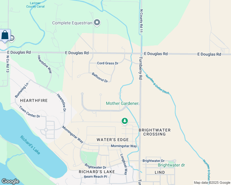 map of restaurants, bars, coffee shops, grocery stores, and more near 3405 Corte Almaden in Fort Collins