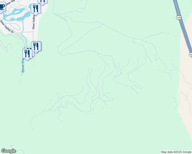 map of restaurants, bars, coffee shops, grocery stores, and more near 10399 Summit View Drive in Park City