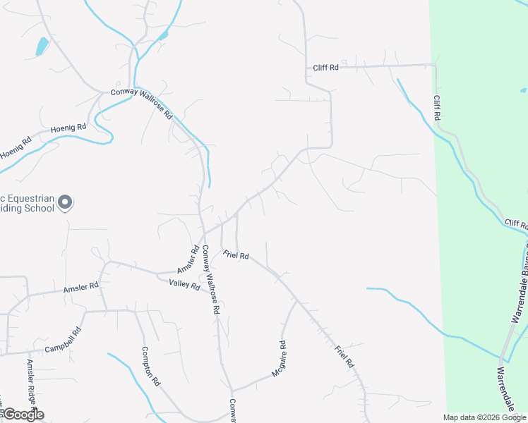 map of restaurants, bars, coffee shops, grocery stores, and more near 185 Wallrose Heights Road in Baden