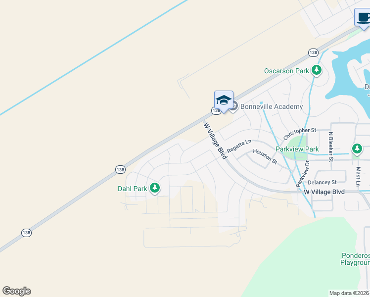 map of restaurants, bars, coffee shops, grocery stores, and more near 5849 North Night Hawk Drive in Stansbury Park