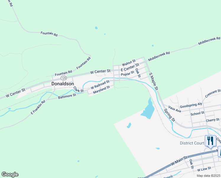map of restaurants, bars, coffee shops, grocery stores, and more near 5 Maryland Street in Tremont