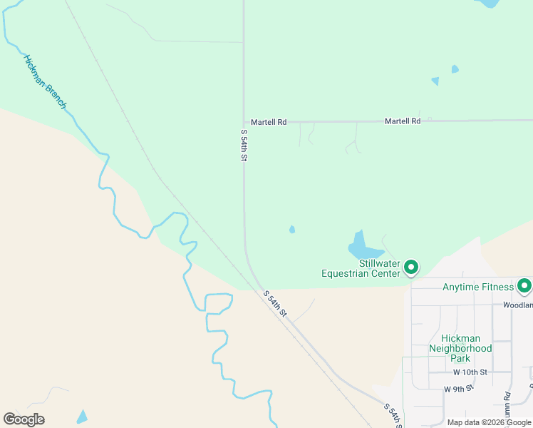 map of restaurants, bars, coffee shops, grocery stores, and more near 17879 South 54th Street in Hickman