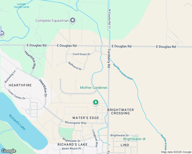map of restaurants, bars, coffee shops, grocery stores, and more near 3404 Corte Almaden in Fort Collins
