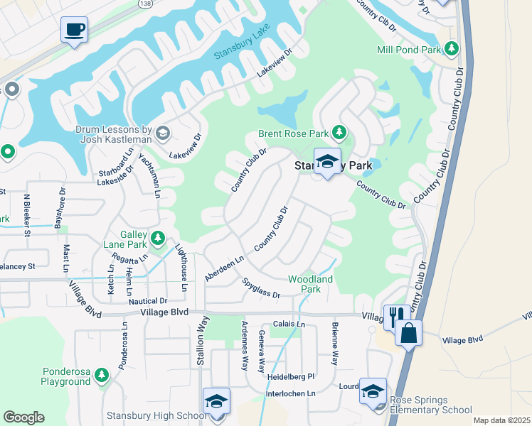 map of restaurants, bars, coffee shops, grocery stores, and more near 699 Country Club Drive in Stansbury Park