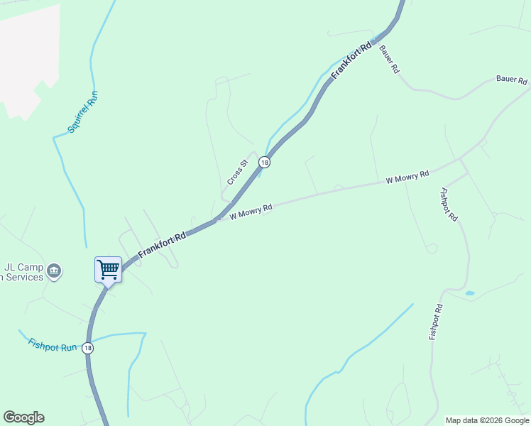 map of restaurants, bars, coffee shops, grocery stores, and more near 115 Mowry Road in Monaca