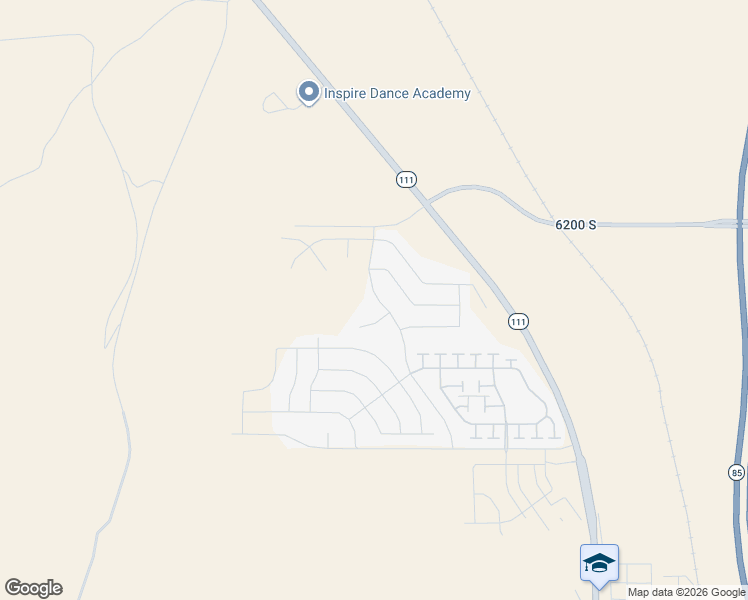 map of restaurants, bars, coffee shops, grocery stores, and more near 6307 Oquirrh Mesa Drive in West Valley City