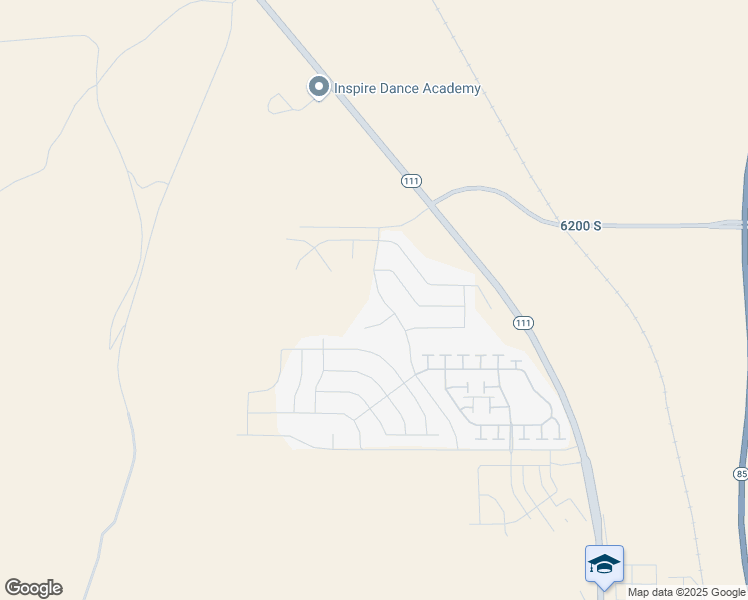 map of restaurants, bars, coffee shops, grocery stores, and more near 6332 Oquirrh Mesa Drive in Copperton