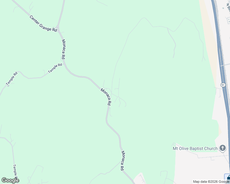 map of restaurants, bars, coffee shops, grocery stores, and more near 810 Monaca Road in Monaca