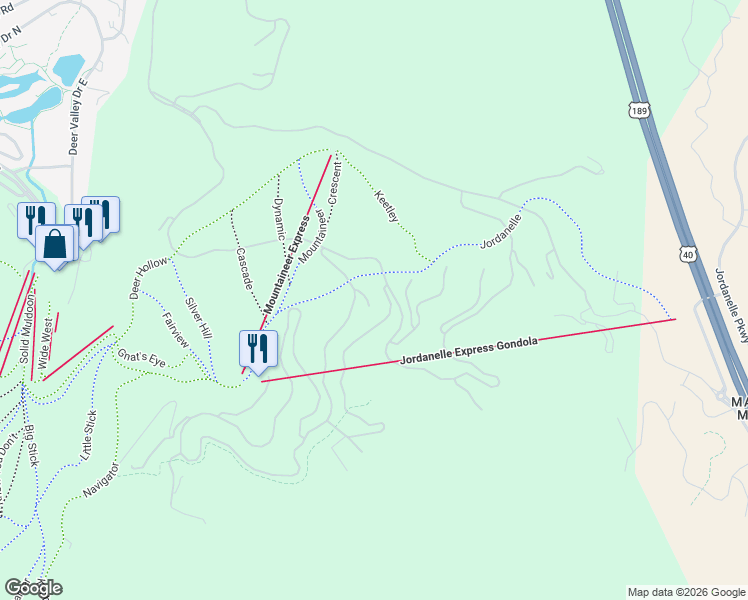 map of restaurants, bars, coffee shops, grocery stores, and more near 10622 Summit View Drive in Heber City