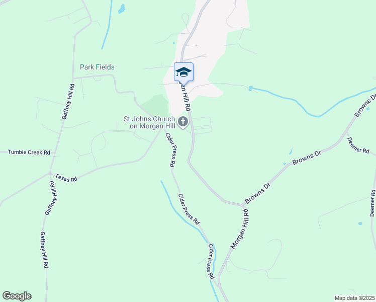 map of restaurants, bars, coffee shops, grocery stores, and more near 2770 Morgan Hill Road in Easton