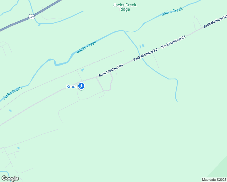 map of restaurants, bars, coffee shops, grocery stores, and more near Forest Edge Lane in Mifflin County