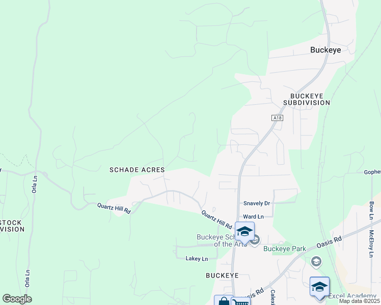 map of restaurants, bars, coffee shops, grocery stores, and more near 3150 Pinehaven Drive in Redding