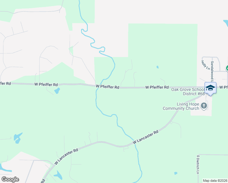 map of restaurants, bars, coffee shops, grocery stores, and more near 6871-6999 West Pfeiffer Road in Peoria