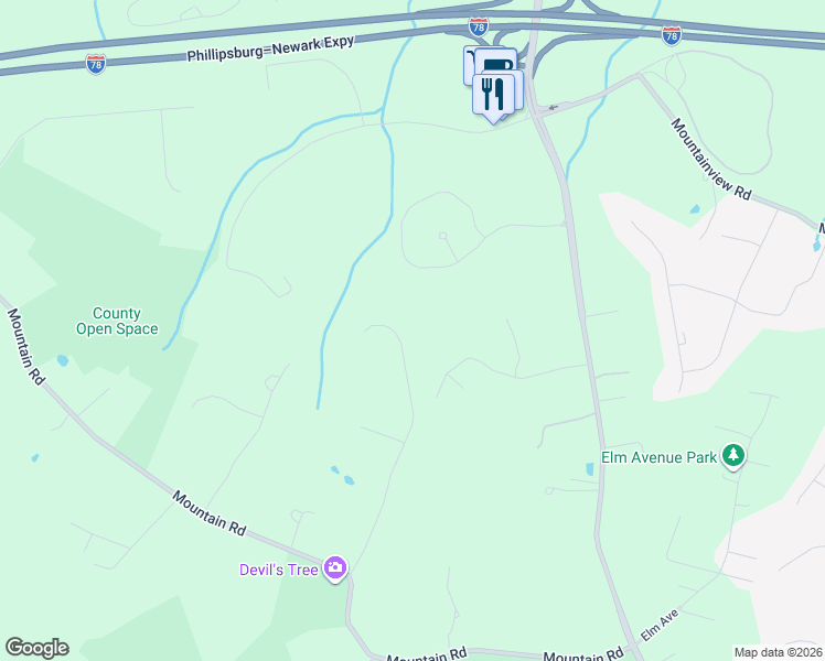 map of restaurants, bars, coffee shops, grocery stores, and more near 103 Emerald Valley Lane in Bernards