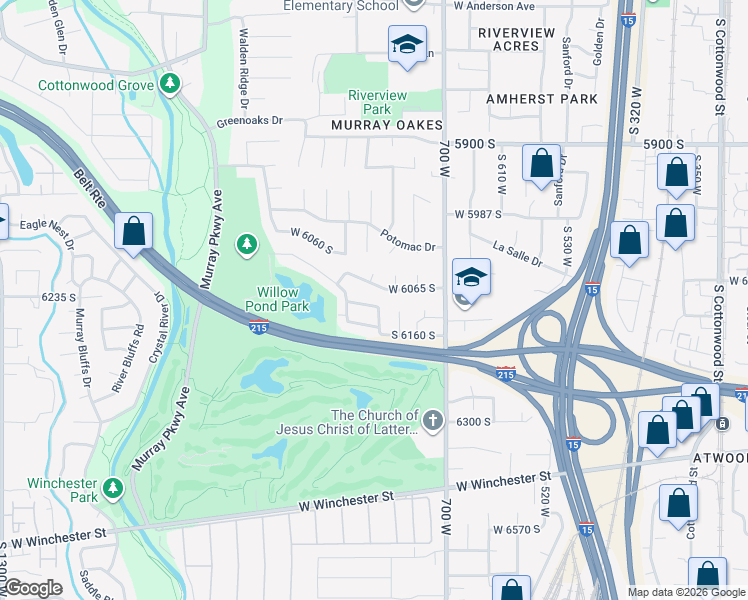 map of restaurants, bars, coffee shops, grocery stores, and more near 794 Spanish Oak Way in Salt Lake City