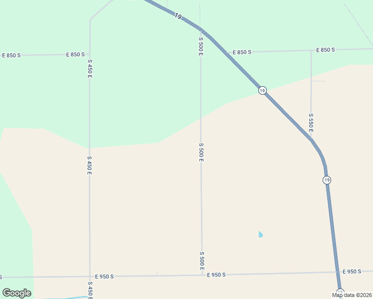 map of restaurants, bars, coffee shops, grocery stores, and more near 8918 South 500 East in Amboy