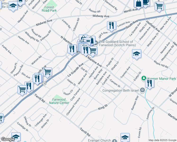 101 2nd Street, Fanwood NJ Walk Score