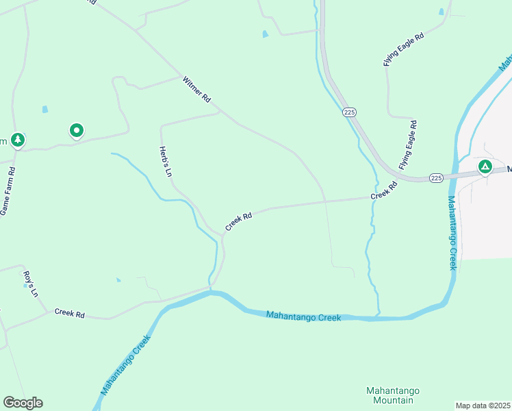 map of restaurants, bars, coffee shops, grocery stores, and more near 8 Creek Road in Dalmatia