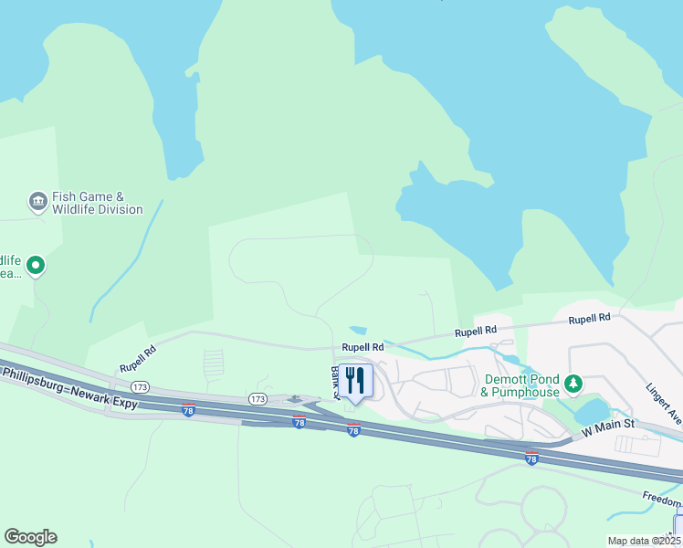 map of restaurants, bars, coffee shops, grocery stores, and more near 118 Albert Drive in Clinton