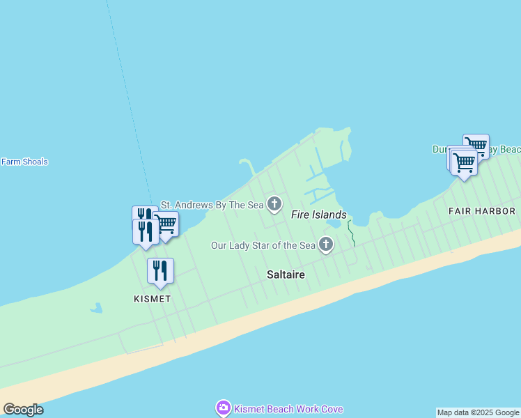 map of restaurants, bars, coffee shops, grocery stores, and more near 103 Marine Walk in Saltaire