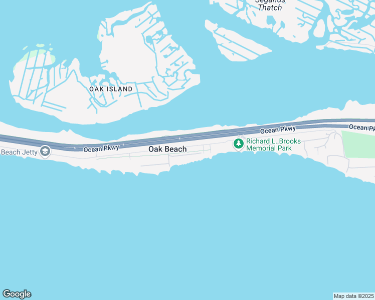 map of restaurants, bars, coffee shops, grocery stores, and more near 19 Oak Beach Road in Gilgo-Oak Beach-Captree