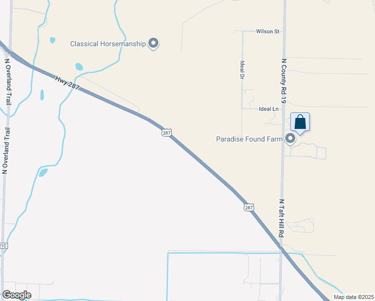 map of restaurants, bars, coffee shops, grocery stores, and more near 3511 U.S. 287 B in Laporte