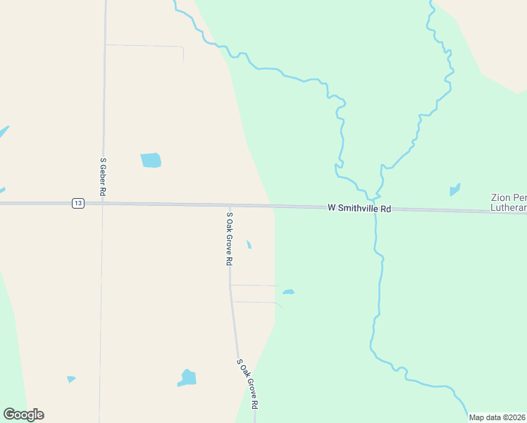 map of restaurants, bars, coffee shops, grocery stores, and more near 19214 West Smithville Road in Trivoli