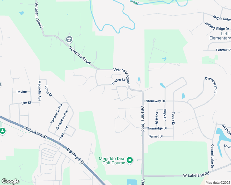 map of restaurants, bars, coffee shops, grocery stores, and more near 57 Prairie Village Place in Morton