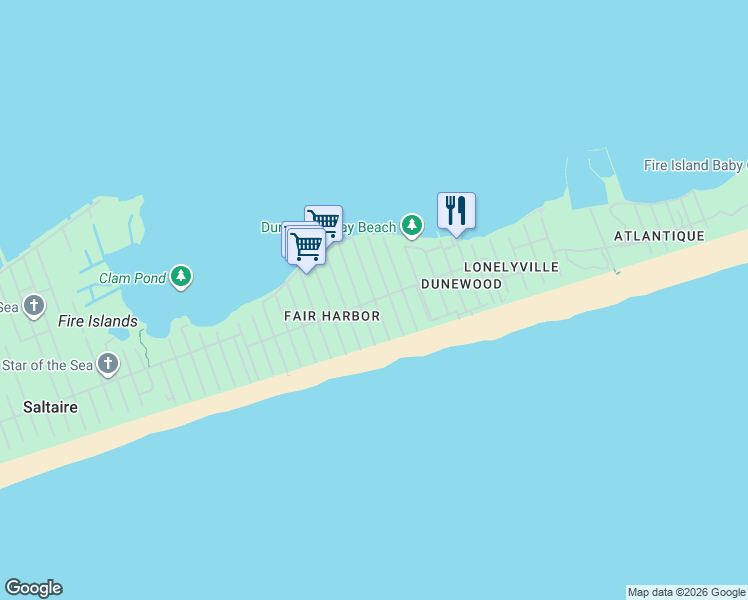 map of restaurants, bars, coffee shops, grocery stores, and more near 80 Holly Walk in Bay Shore