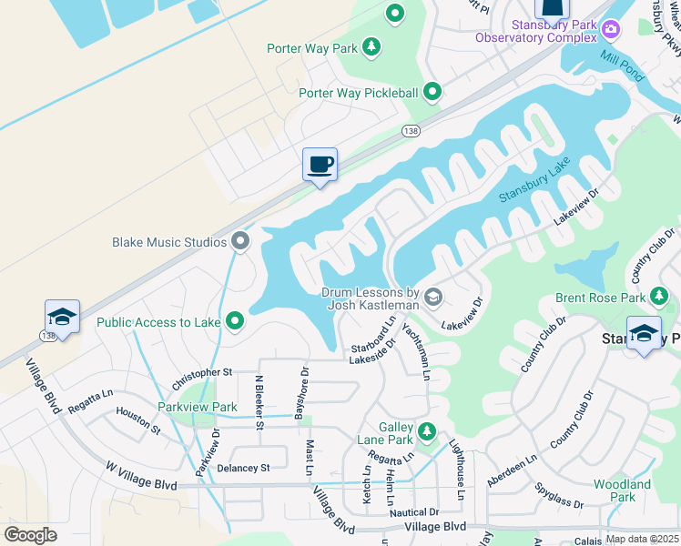 map of restaurants, bars, coffee shops, grocery stores, and more near 210 Lakeview in Stansbury Park