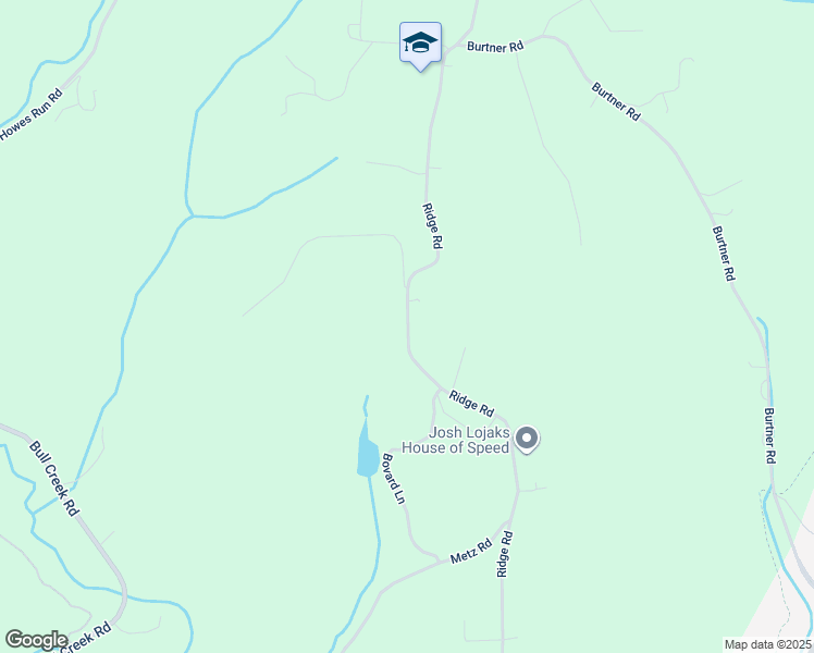 map of restaurants, bars, coffee shops, grocery stores, and more near 5591 Ridge Road in Natrona Heights