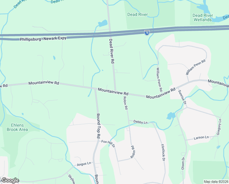 map of restaurants, bars, coffee shops, grocery stores, and more near 111 Mountainview Road in Warren