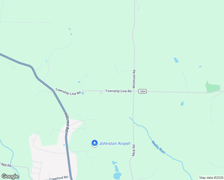 map of restaurants, bars, coffee shops, grocery stores, and more near 1021 Township Line Road in Wellsville