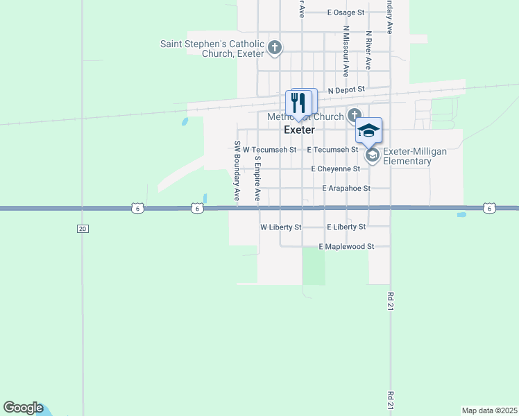 map of restaurants, bars, coffee shops, grocery stores, and more near Grand Army of the Republic Highway in Avon