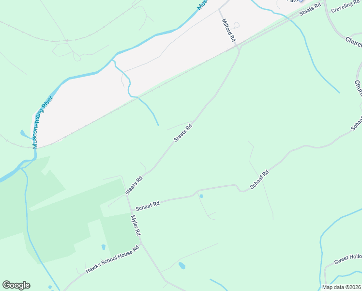 map of restaurants, bars, coffee shops, grocery stores, and more near 46 Staats Road in Bloomsbury