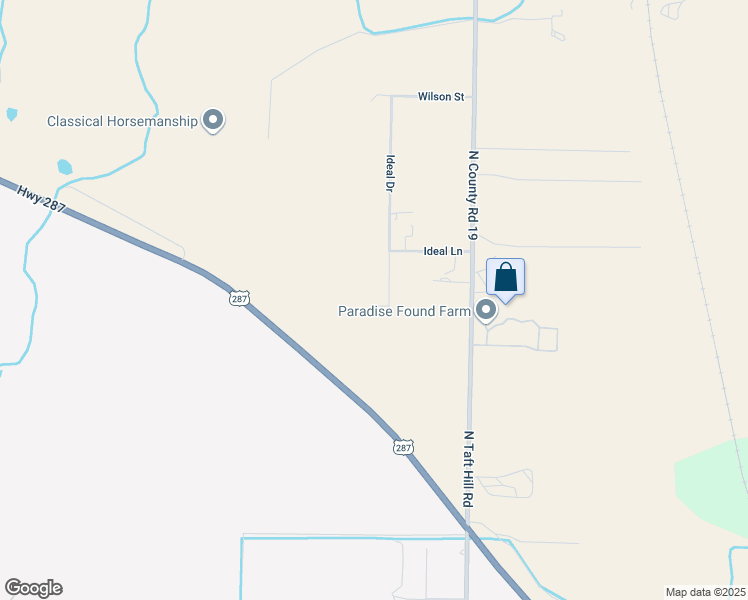 map of restaurants, bars, coffee shops, grocery stores, and more near 3709 Ideal Drive in Fort Collins
