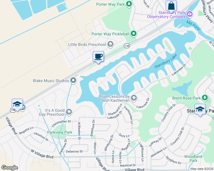 map of restaurants, bars, coffee shops, grocery stores, and more near 213 Lakeview in Stansbury Park