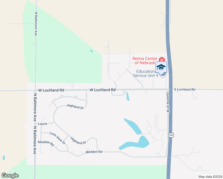 map of restaurants, bars, coffee shops, grocery stores, and more near 932 West Lochland Road in Hastings