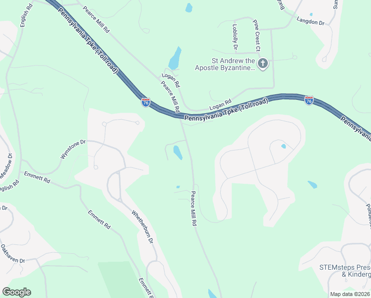 map of restaurants, bars, coffee shops, grocery stores, and more near 691 Pearce Mill Rd in Wexford