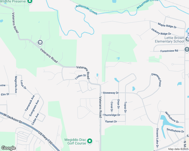 map of restaurants, bars, coffee shops, grocery stores, and more near 2252 Veterans Road in Morton