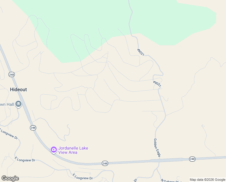 map of restaurants, bars, coffee shops, grocery stores, and more near 11004 North Wrangler Circle in Hideout