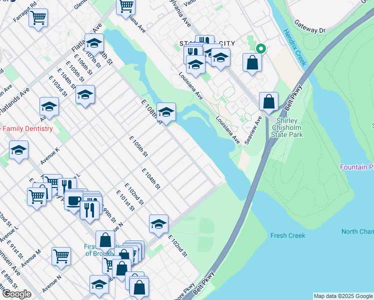 map of restaurants, bars, coffee shops, grocery stores, and more near in Brooklyn