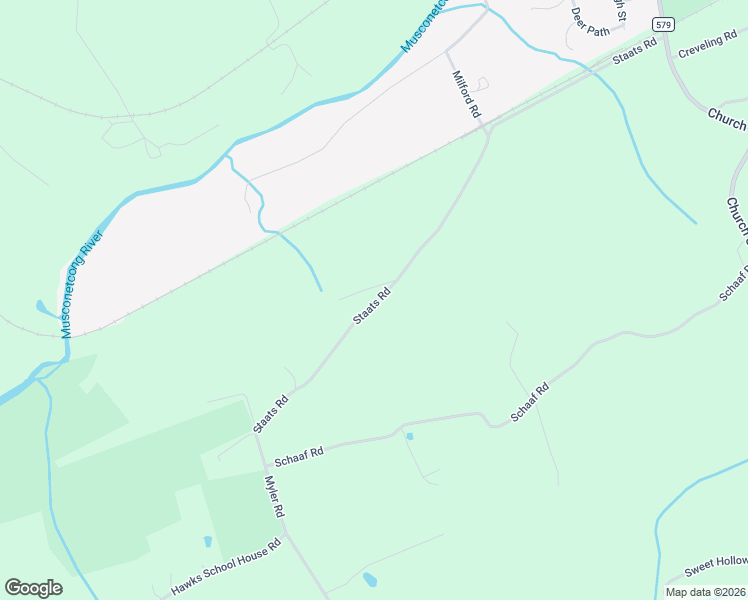 map of restaurants, bars, coffee shops, grocery stores, and more near 46 Staats Road in Bloomsbury