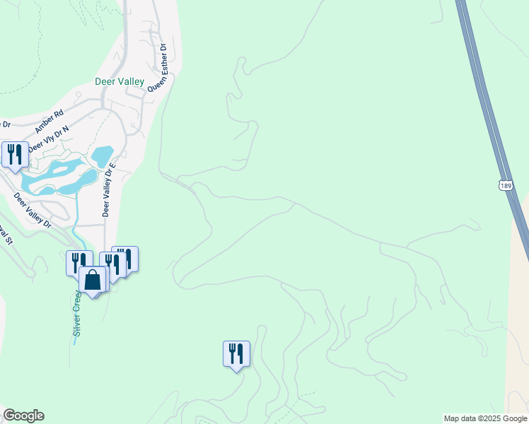 map of restaurants, bars, coffee shops, grocery stores, and more near 3267 Deer Hollow Road in Park City