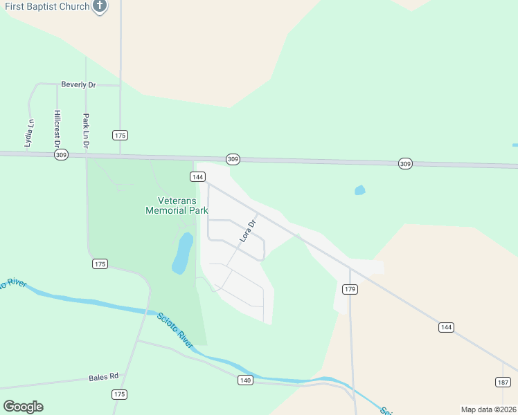 map of restaurants, bars, coffee shops, grocery stores, and more near 16407 County Road 144 in Kenton