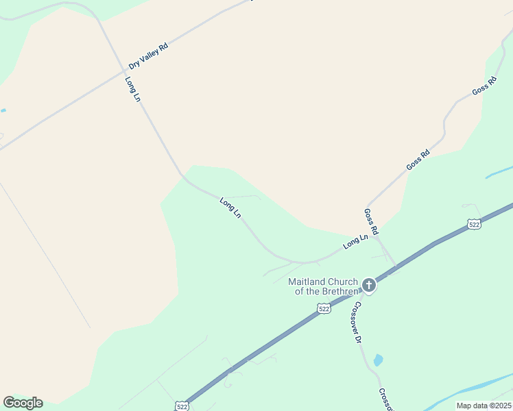 map of restaurants, bars, coffee shops, grocery stores, and more near 530 Long Lane in Lewistown