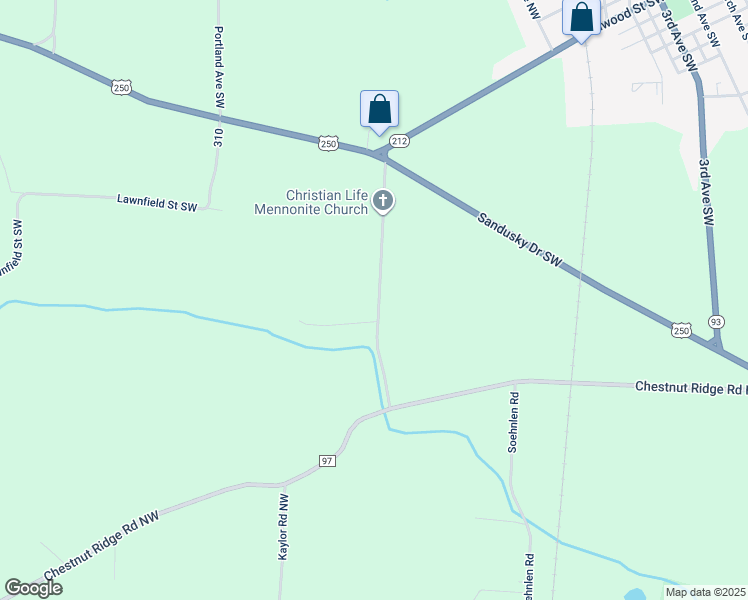 map of restaurants, bars, coffee shops, grocery stores, and more near in Beach City