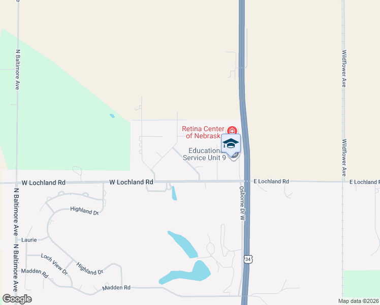 map of restaurants, bars, coffee shops, grocery stores, and more near 416 Pheasant Circle in Hastings