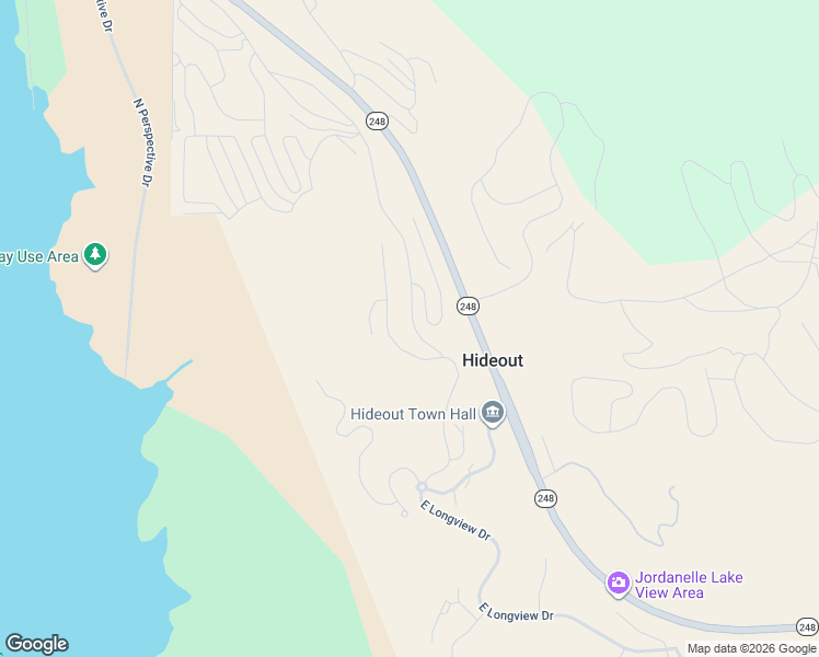 map of restaurants, bars, coffee shops, grocery stores, and more near 11125 Shoreline Drive in Hideout